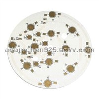 High-power LED Aluminum Base PCB with Single Side and 1.6mm Board Thickness