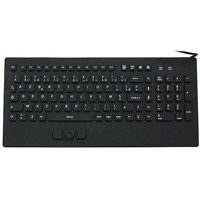 IP68 Industrial Silicone Keyboard with Built-In Mouse (X-RP104SD)