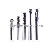 Indexable ball nose end mill for finishing and profiling