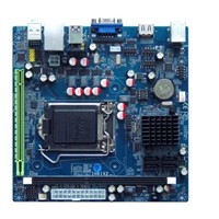 Intel LGA1155 Mini- ITX Motherboard with Intel H 61 Chipset Double Lan VGA and DVI