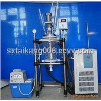 Jacketed glass reactor