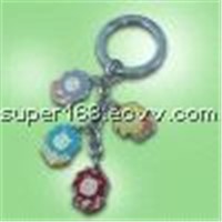 KC0021  Fflower keyrings for promotion as a gift