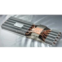 LED aluminum heatsink with heatpipe