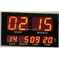 LED digital  clock with time display