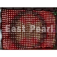LED vision curtain/led video curtain 2x4m/led display/led stage lighting