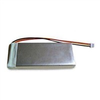 Li-polymer Battery with 3,000mAh Nominal Capacity and 1C Discharge Current