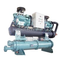 Low temperature semi-hermetic water chiller