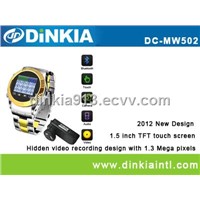 Metal-made MP3/MP4 Mobile Phone Watch with Camera DC-MW502