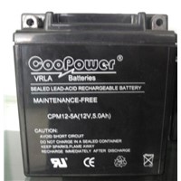 Motorcycle battery 12V5AH/12V7AH