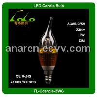 Newest model dim 4W e14 E27 candle led bulb