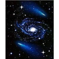 Night star sky ceiling, twinking star, shooting star, moving star