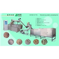 Nonfat protein processing line/extrusion machine