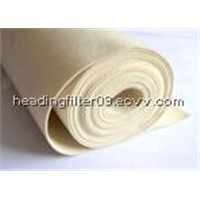 PPS high temperature resistant needle-punched filter felt