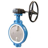 PTFE Lined Wafer Type Butterfly Valves