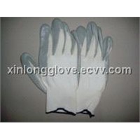 Palm Fit Gloves Coated with Grey Nitrile