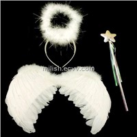 Party wings/feather wings/angel wings with halo&wand