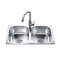 Plane Stainless steel kitchen sink