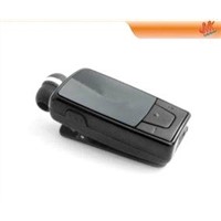 Portable Clip on ear Retractable Bluetooth Headset Hands free with Buzzer for cell phones
