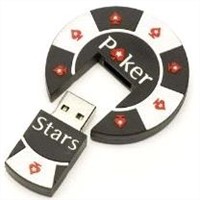 Promotional Poker chip usb, Poker usb flash memory, Poker pen drive
