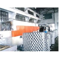 Protective atmosphere casting chainplate heat treatment product ion line
