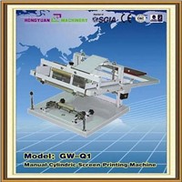 Q1 cheapest manual cylindric screen printing machine for cup