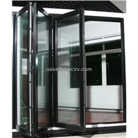 Reasonable 70 series aluminium folding door with glass
