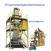 SGJ500-1500 POF 3 Layer Co-extrusion Polyolefin Hot-shrinkable Film Production Line