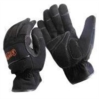 Safety Gloves, Made of Fiber and Nylon, with High Quality and Shockproof Palm Features