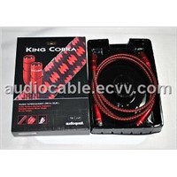Sell AudioQuest King Cobra audio XLR interconnect cable High end audio cable with original box pair