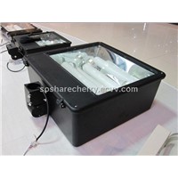 Shoebox fixture/Floodlight with 300W,400W,500W  induction lamp  double lighting fixture