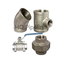 Stainless steel threaded pipe fittings