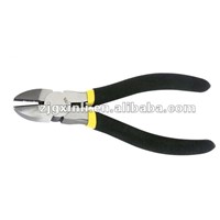 Sticky plastic handle diagonal pliers