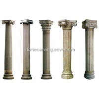 Stone bridge, bridge landscape, landscape stone pillars, architectural stone carving