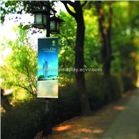 Street lamppost banner