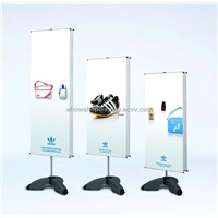Water tank poster banner stand