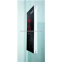 Window suction cup banner stand