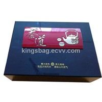 Wooden storage tea case or tea box