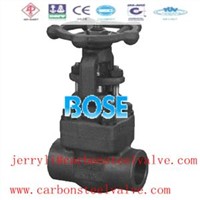 ansi sw gate valve forged steel a105