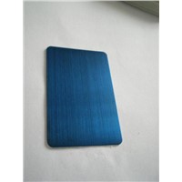 blue hairline stainless steel sheet