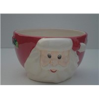 ceramic christmas bowl