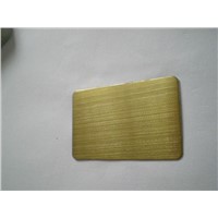 champagne hairline stainless steel sheet