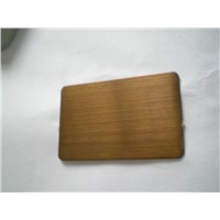 coffee hairline stainless steel sheet