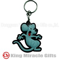 Customized Rubber Keychain as Giveaway Gifts