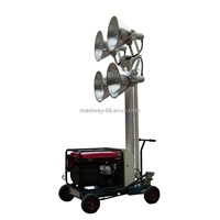 hand push outdoor mobile light tower