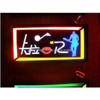 led open sign acrylic sign colorful sign