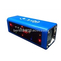 new mini speaker model vip-02 with flashing light