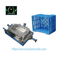 plastic crate turnover box stacking container injection mould