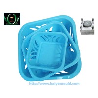 plastic household wash vegetables sieve rice washer injection mould