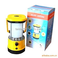 portable LED solar camping lantern with PATENT,CE and ROHS