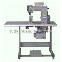 single/double needle drive roller preser post-bed lockstitch sewing machine